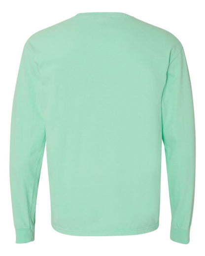 Comfort Colors Garment-Dyed Heavyweight Long Sleeve T-Shirt 6014 #color_Island Reef