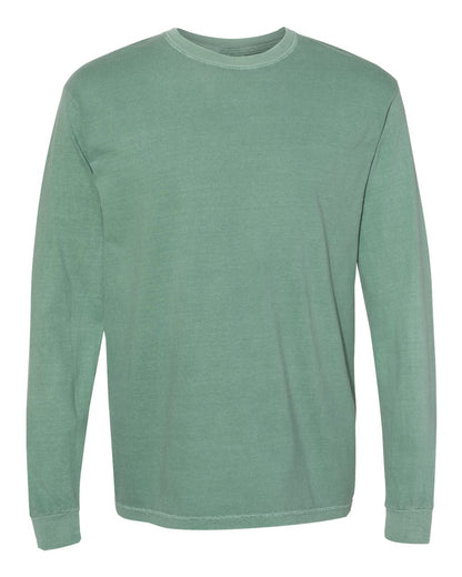 Comfort Colors Garment-Dyed Heavyweight Long Sleeve T-Shirt 6014 #color_Light Green