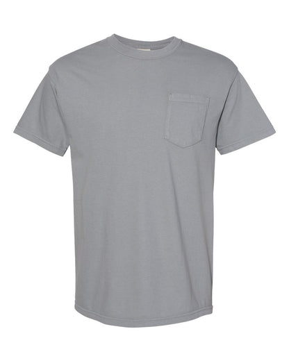 Comfort Colors Garment-Dyed Heavyweight Pocket T-Shirt 6030 #color_Granite