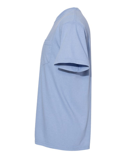 Comfort Colors Garment-Dyed Heavyweight Pocket T-Shirt 6030 #color_Washed Denim