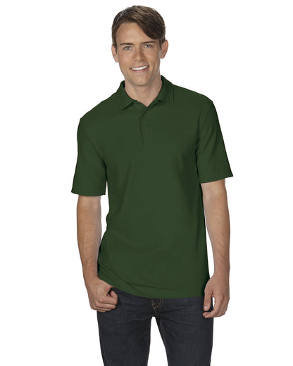 Gildan Adult Double Piqué Polo G728 #color_FOREST GREEN