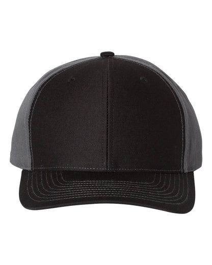 Richardson Twill Back Trucker Cap 312 #color_Black/ Charcoal