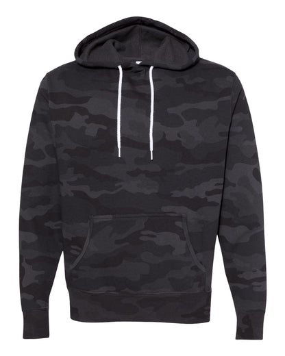 Independent Trading Co. Lightweight Hooded Sweatshirt AFX90UN #color_Black Camo