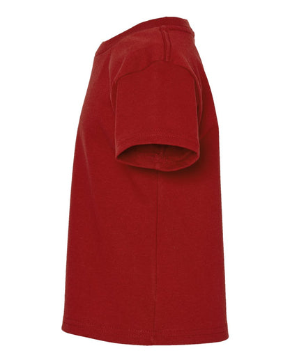 Rabbit Skins Toddler Cotton Jersey Tee 3301T #color_Garnet
