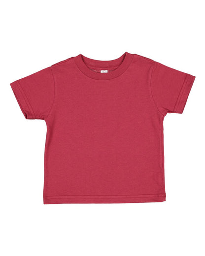 Rabbit Skins Toddler Cotton Jersey Tee 3301T #color_Garnet