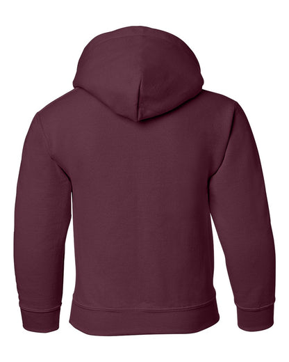 Gildan Heavy Blend™ Youth Hooded Sweatshirt 18500B #color_Maroon