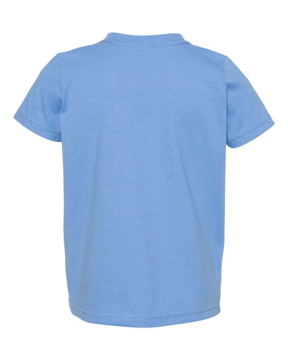 Rabbit Skins Toddler Fine Jersey Tee 3321 #color_Carolina Blue
