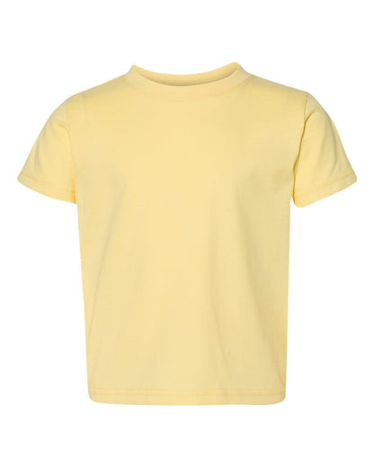 Rabbit Skins Toddler Fine Jersey Tee 3321 #color_Butter
