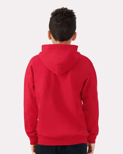 Gildan Heavy Blend™ Youth Full-Zip Hooded Sweatshirt 18600B #colormdl_Red