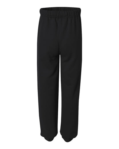 JERZEES NuBlend® Youth Sweatpants 973BR #color_Black