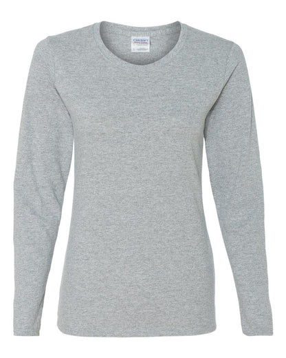 Gildan Heavy Cotton™ Women’s Long Sleeve T-Shirt 5400L #color_Sport Grey