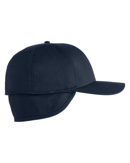 Harriton ClimaBloc™ Ear-Flap Cap M802 #color_DARK CHARCOAL