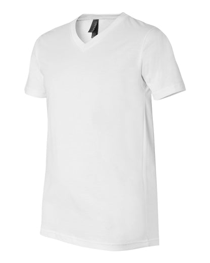 BELLA + CANVAS Jersey V-Neck Tee 3005 #color_White