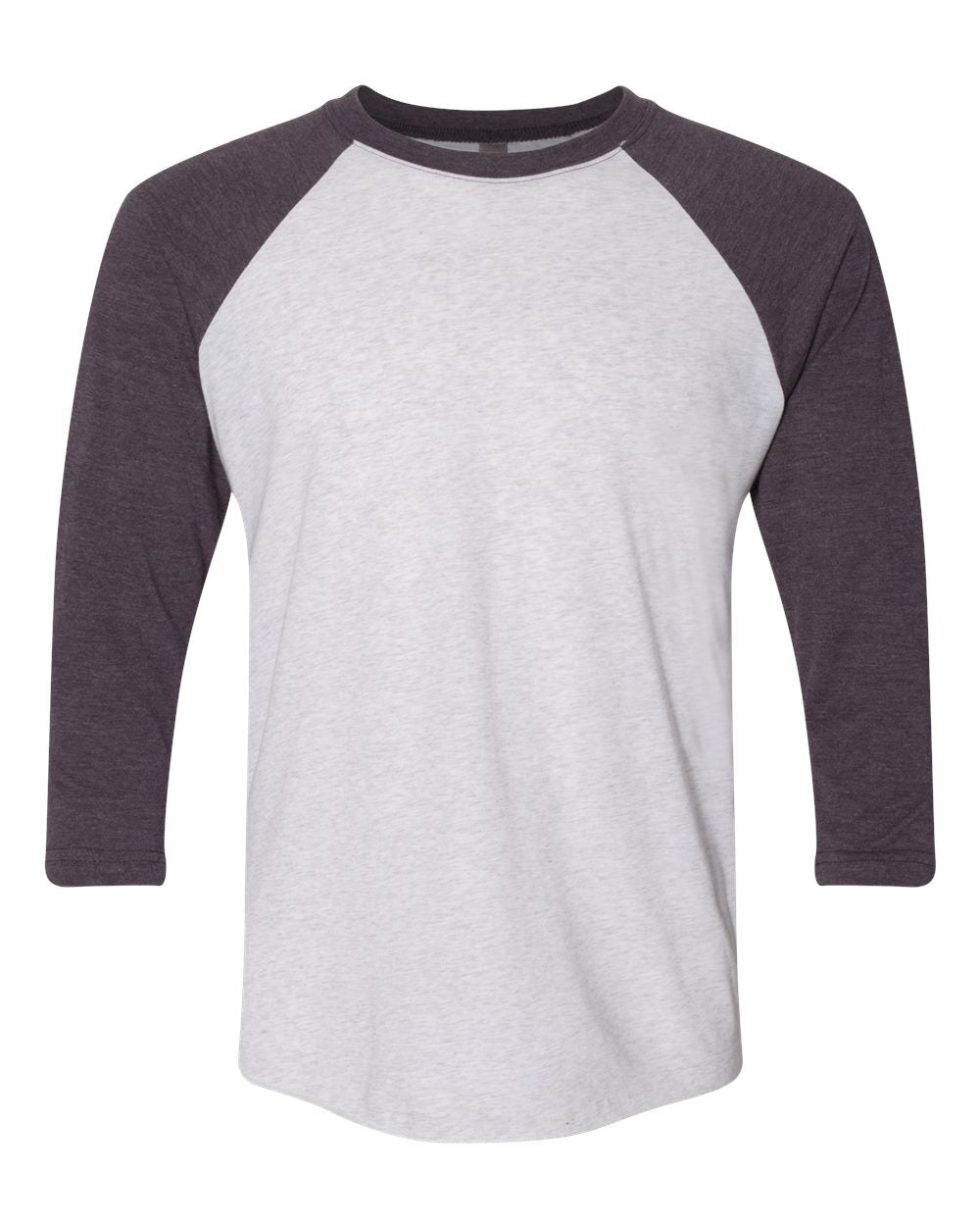 #color_Vintage Purple Sleeves/ Heather White Body