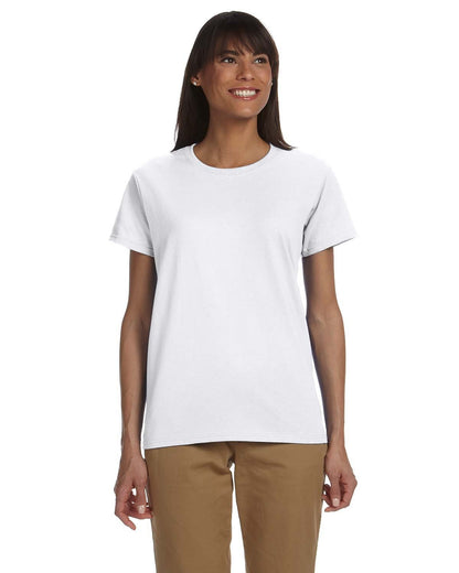 Gildan Ladies' Ultra Cotton® T-Shirt G200L #color_WHITE