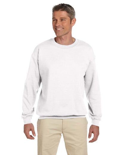 Gildan Adult Heavy Blend™ Fleece Crew G180 #color_WHITE