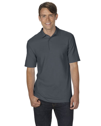 Gildan Adult Double Piqué Polo G728 #color_CHARCOAL