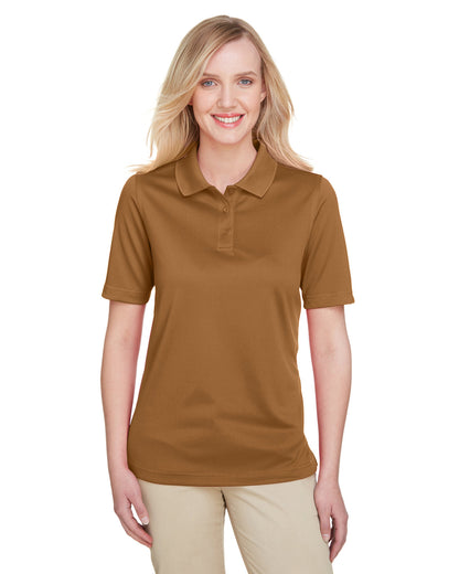 Harriton Ladies' Advantage Snag Protection Plus Polo M348W #color_DUCK BROWN