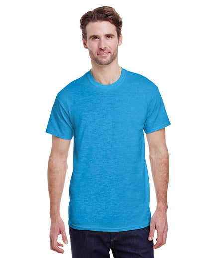 Gildan Adult Ultra Cotton® T-Shirt G200 #color_HEATHER SAPPHIRE