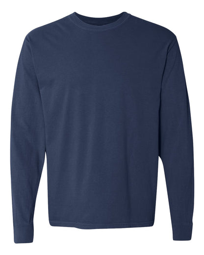 Comfort Colors Garment-Dyed Heavyweight Long Sleeve T-Shirt 6014 #color_True Navy