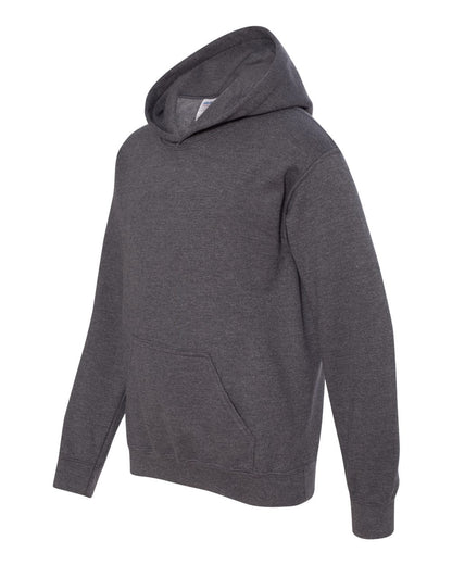 Gildan Heavy Blend™ Youth Hooded Sweatshirt 18500B #color_Dark Heather