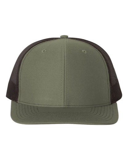 Richardson Snapback Trucker Cap 112 #color_Loden/ Black