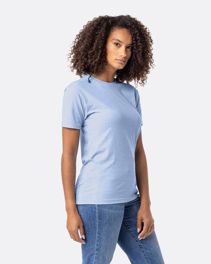 Next Level Apparel Unisex CVC Crewneck T-Shirt N6210 #color_HTHR COLUM BLUE