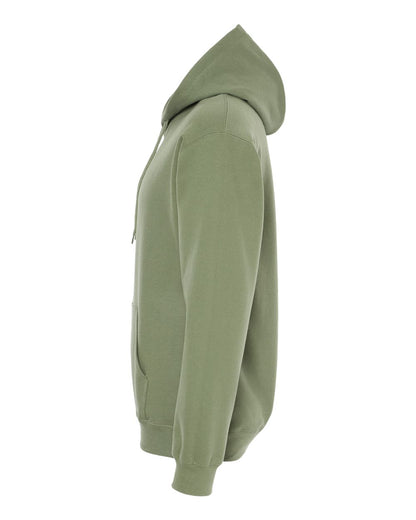 Gildan Softstyle® Midweight Hooded Sweatshirt SF500 #color_Military Green