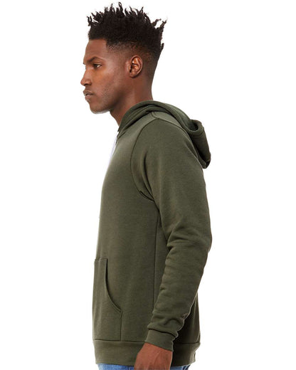 BELLA + CANVAS Sponge Fleece Hoodie 3719 #colormdl_Military Green