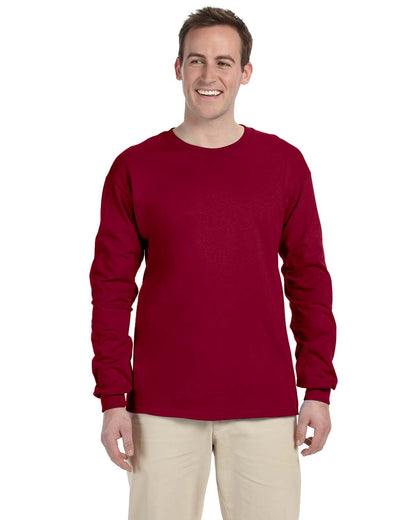 Gildan Adult Ultra Cotton® Long-Sleeve T-Shirt G240 #color_CARDINAL RED