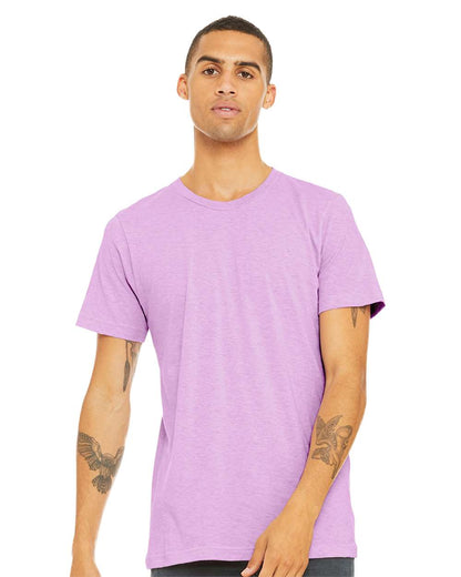 BELLA + CANVAS CVC Jersey Tee 3001CVC #colormdl_Heather Prism Lilac