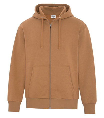 ATC WeRK Heavyweight Fleece FZ Hood WERK422 #color_Caramel