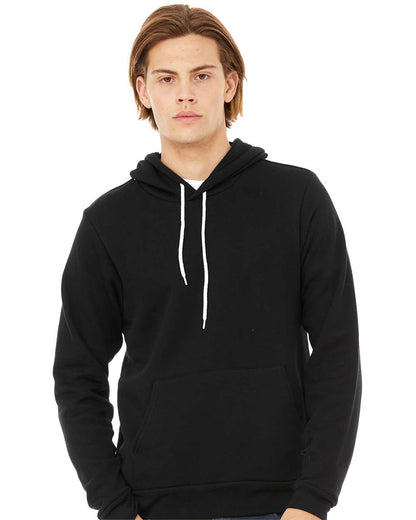 BELLA + CANVAS Sponge Fleece Hoodie 3719 #colormdl_Black