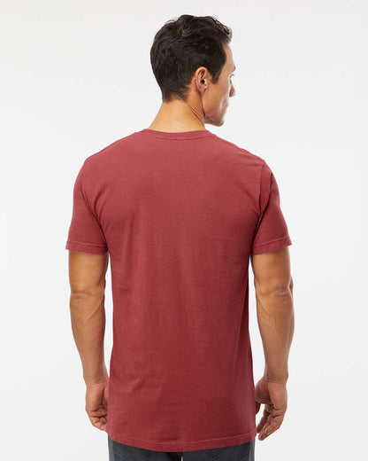 M&O Vintage Garment-Dyed T-Shirt 6500M #colormdl_Crimson