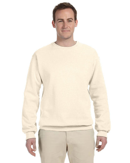 JERZEES Adult NuBlend® Fleece Crew 562 #color_SWEET CREAM HTH