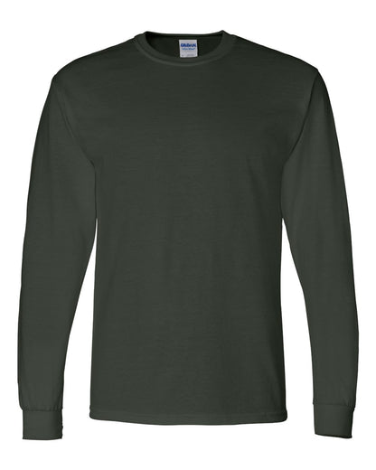 Gildan DryBlend® 50/50 Long Sleeve T-Shirt 8400 #color_Forest Green