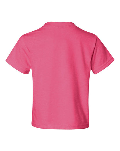 JERZEES Dri-Power® Youth 50/50 T-Shirt 29BR #color_Neon Pink