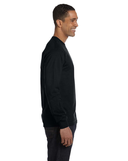 Gildan Adult Long-Sleeve T-Shirt G840 #color_BLACK