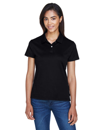 Devon & Jones Ladies' Pima-Tech™ Jet Piqué Polo DG200W #color_BLACK