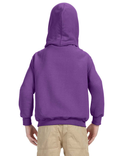 Gildan Youth Heavy Blend™ Hooded Sweatshirt G185B #color_PURPLE