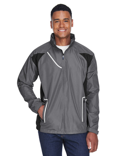 Team 365 Men's Dominator Waterproof Jacket TT86 #color_SPORT GRAPHITE