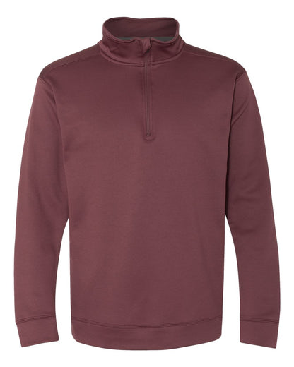 Gildan Performance® Tech Quarter-Zip Sweatshirt 99800 #color_Dark Maroon