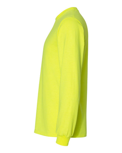 Gildan DryBlend® 50/50 Long Sleeve T-Shirt 8400 #color_Safety Green