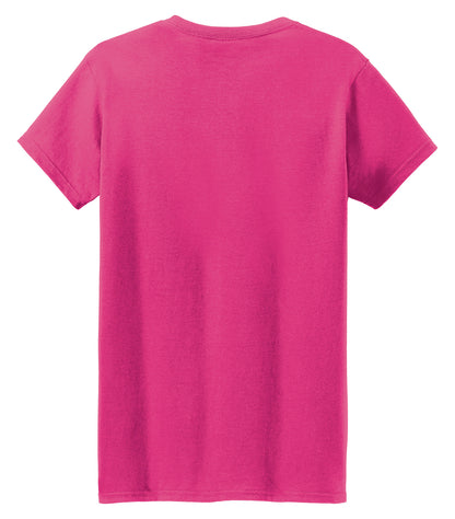 Gildan HEAVY COTTON MISSY FIT T-SHIRT 5000L #color_Heliconia