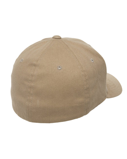Flexfit Adult Brushed Twill Cap 6377 #color_KHAKI