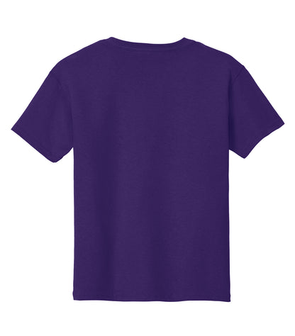 Gildan HEAVY COTTON YOUTH T-SHIRT 500B #color_Purple