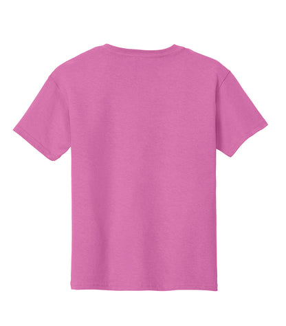 Gildan HEAVY COTTON YOUTH T-SHIRT 500B #color_Azalea