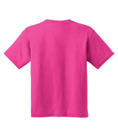 Gildan HEAVY COTTON YOUTH T-SHIRT 500B #color_Heliconia
