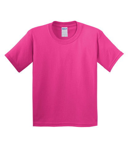 Gildan HEAVY COTTON YOUTH T-SHIRT 500B #color_Heliconia