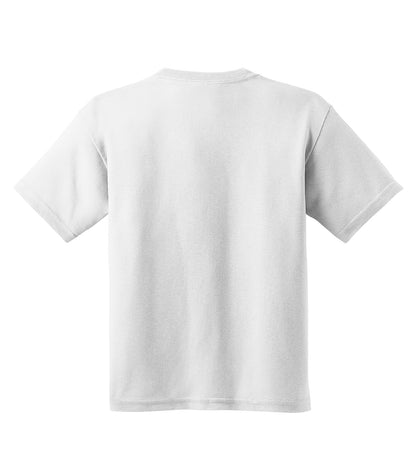 Gildan HEAVY COTTON YOUTH T-SHIRT 500B #color_White